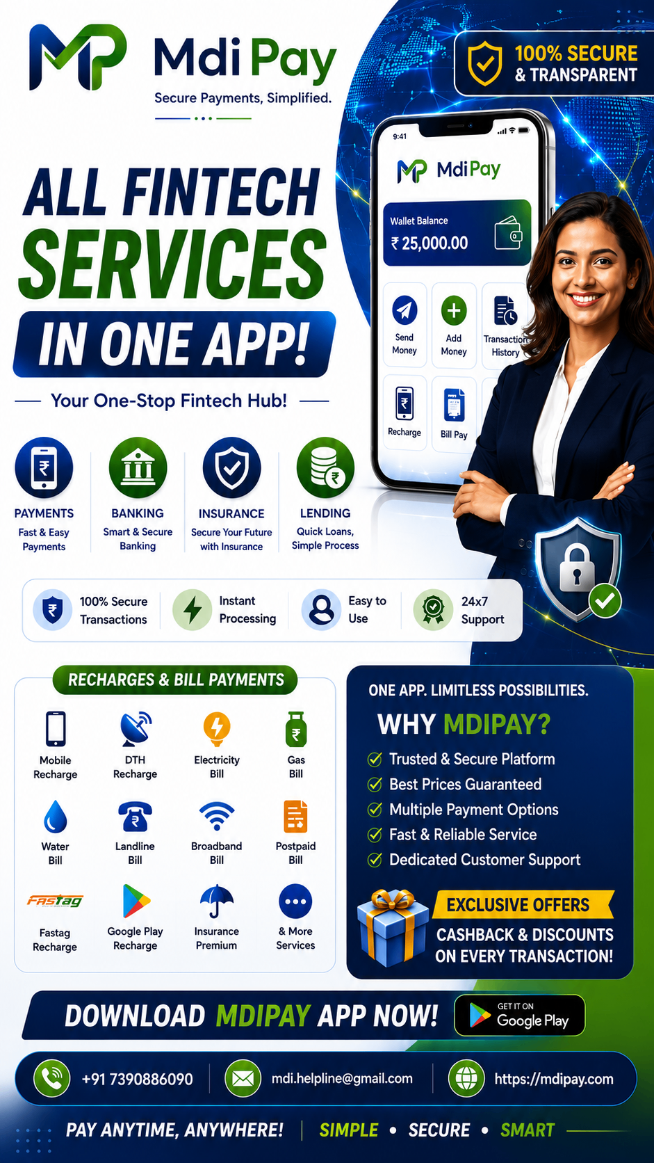 MdiPay — All Fintech Services